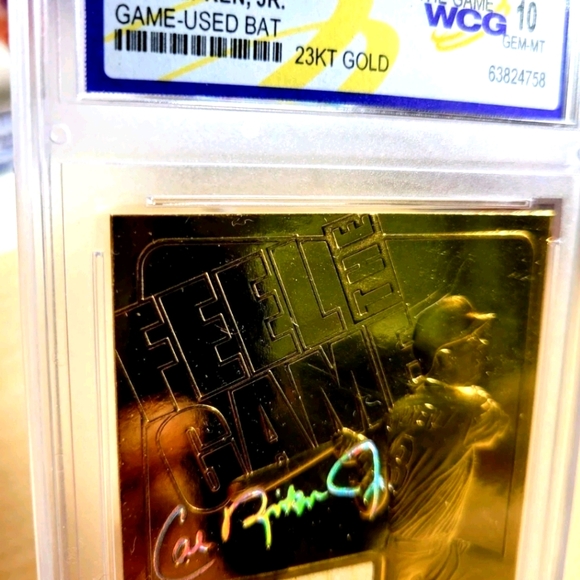 🔥CAL RIPKEN "Feel The Game" Used Bat Card - Picture 3 of 7